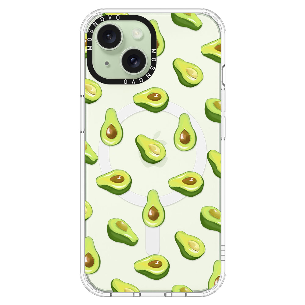 Fleshy Avocado Phone Case - iPhone 15 Plus Case - MOSNOVO