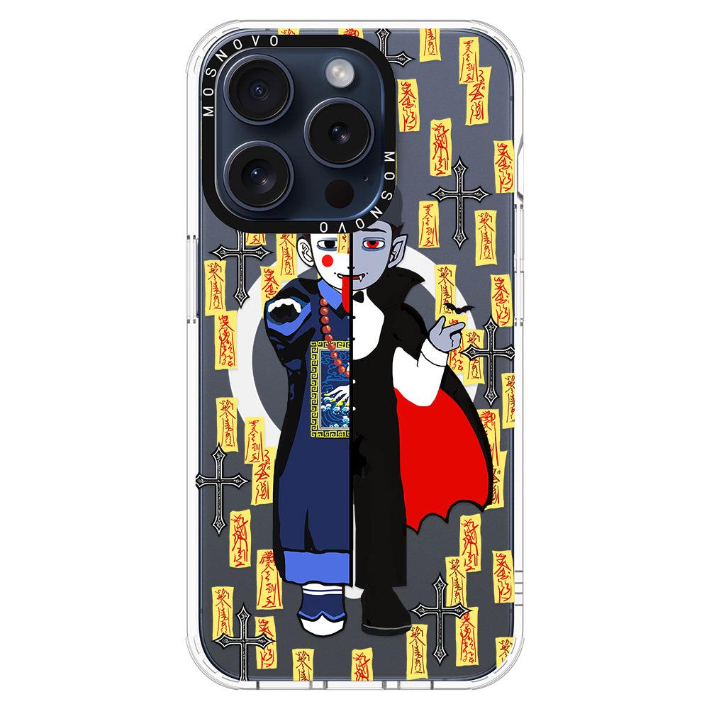 Vampire Vs Jiangshi Phone Case - iPhone 15 Pro Case - MOSNOVO