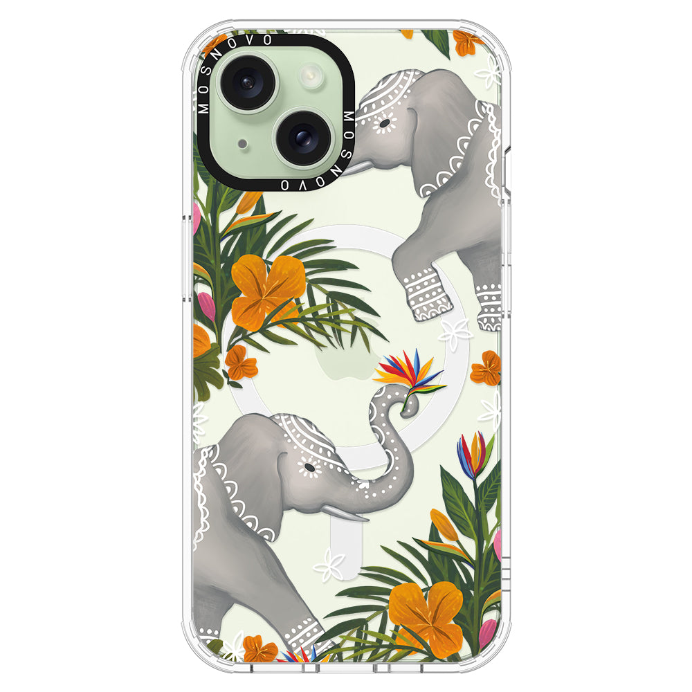 Elephant Phone Case - iPhone 15 Case - MOSNOVO