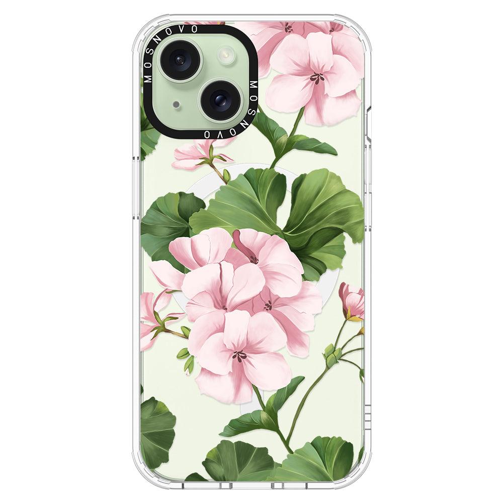 Geranium Phone Case - iPhone 15 Case - MOSNOVO