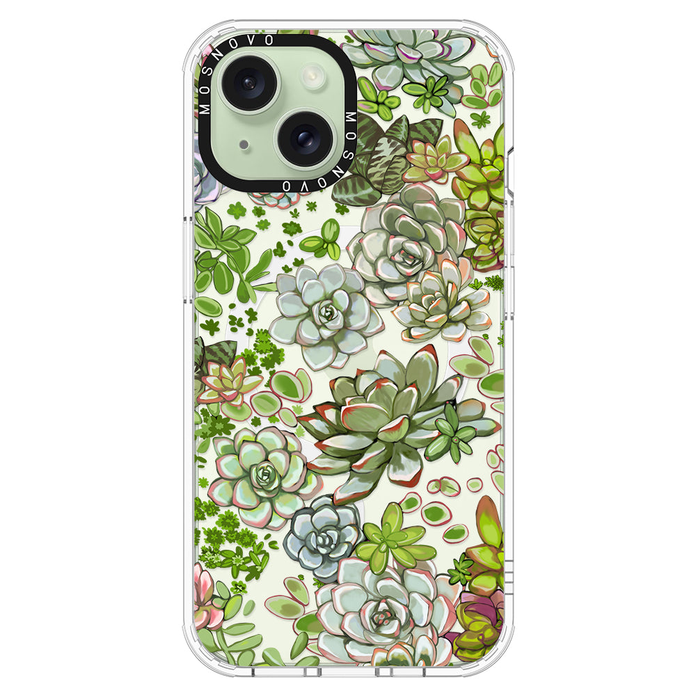 Succulent Phone Case - iPhone 15 Case - MOSNOVO