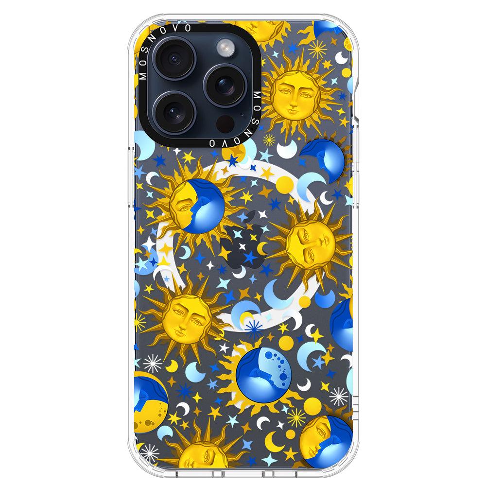 Sun and Moon Phone Case - iPhone 15 Pro Max Case - MOSNOVO