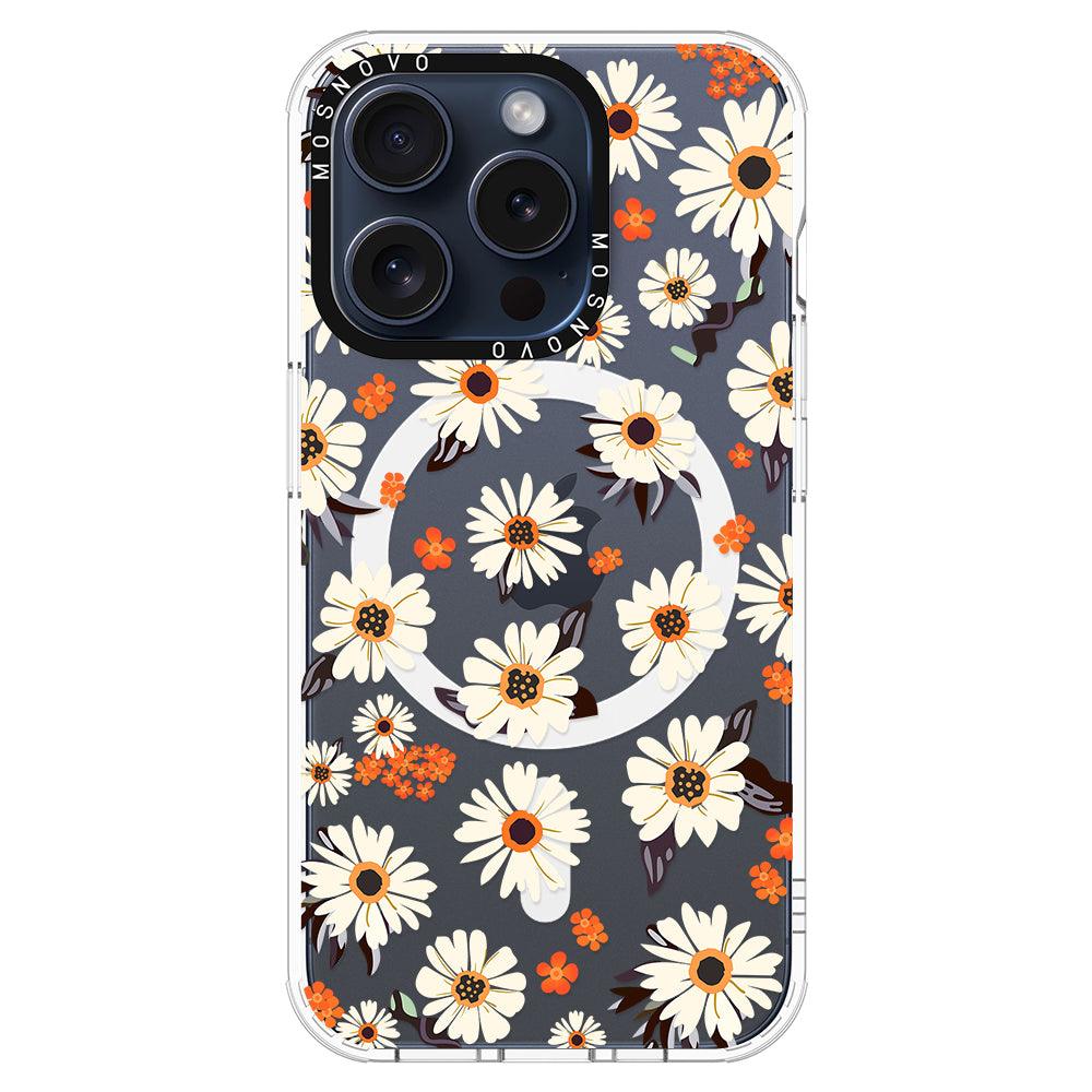 Spring Daisy Phone Case - iPhone 15 Pro Case - MOSNOVO