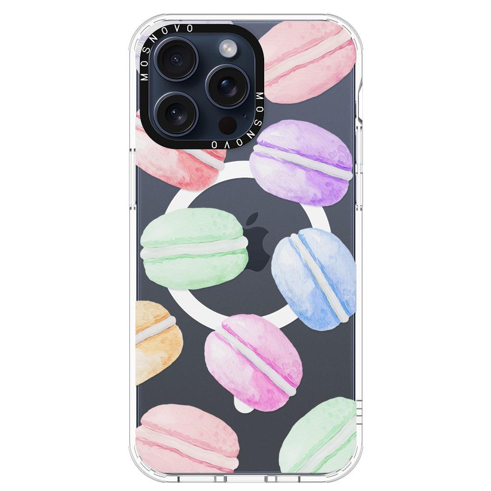 Pastel Macaron Phone Case - iPhone 15 Pro Max Case - MOSNOVO