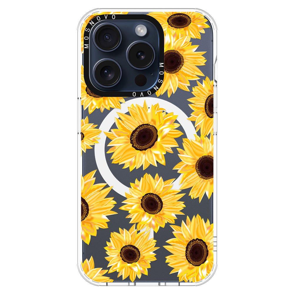 Sunflowers Phone Case - iPhone 15 Pro Case - MOSNOVO