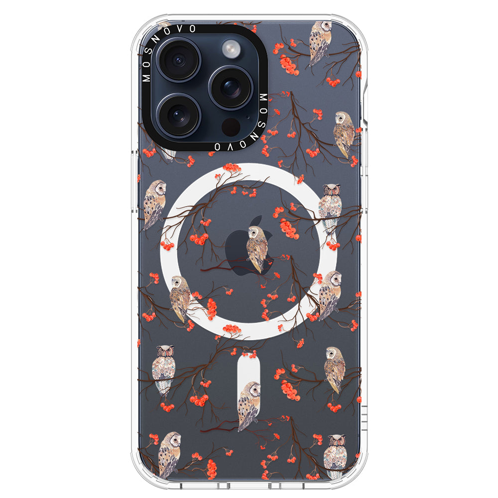 Owl Phone Case - iPhone 15 Pro Max Case - MOSNOVO