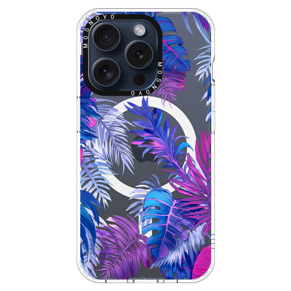 Fancy Palm Leaves Phone Case - iPhone 15 Pro Case - MOSNOVO