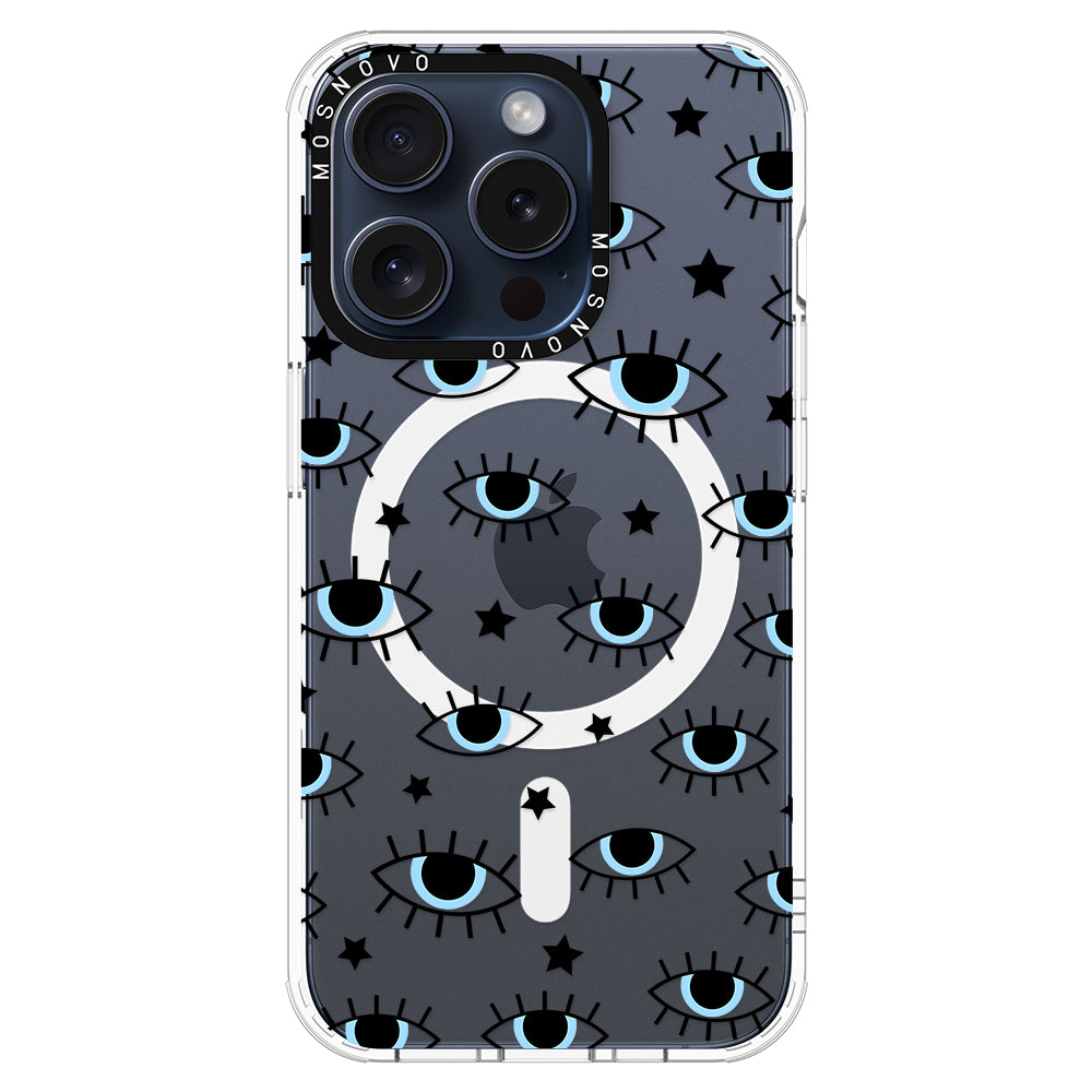 Hippie Eye Phone Case - iPhone 15 Pro Case - MOSNOVO