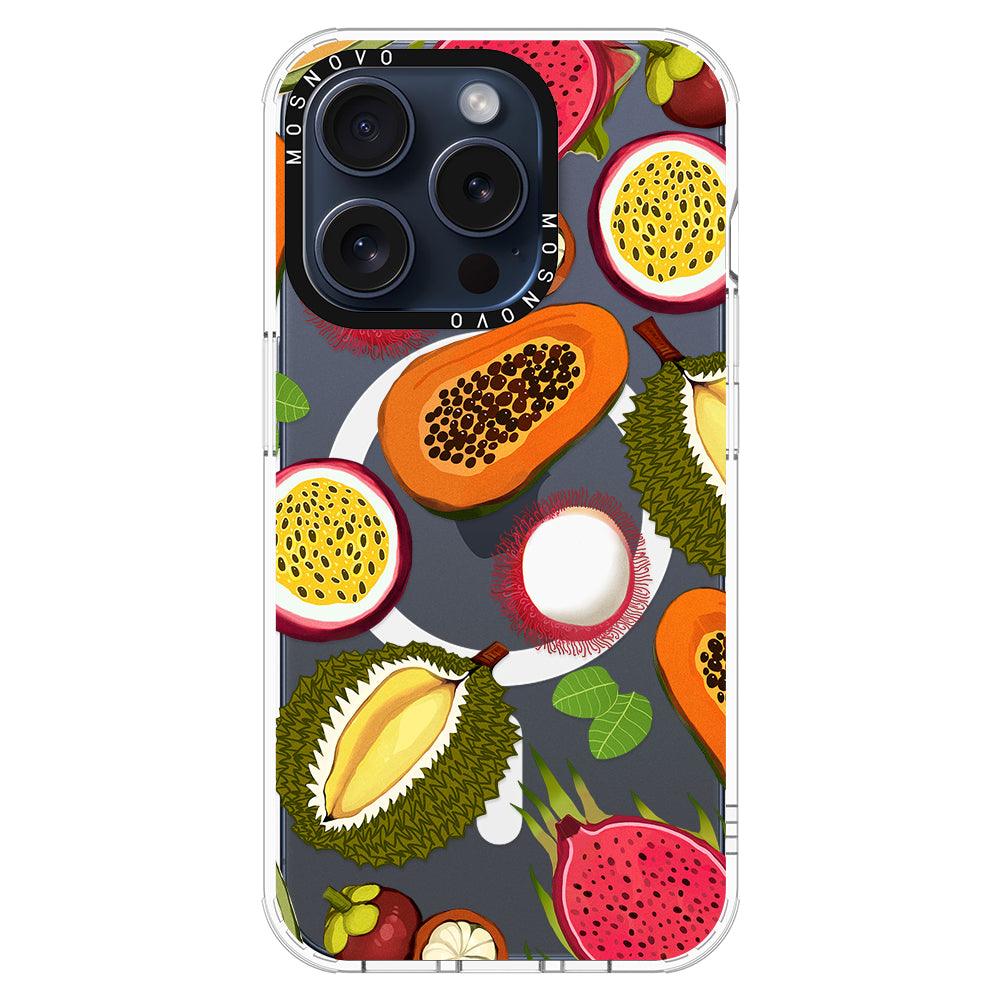 Tropical Fruit Phone Case - iPhone 15 Pro Case - MOSNOVO