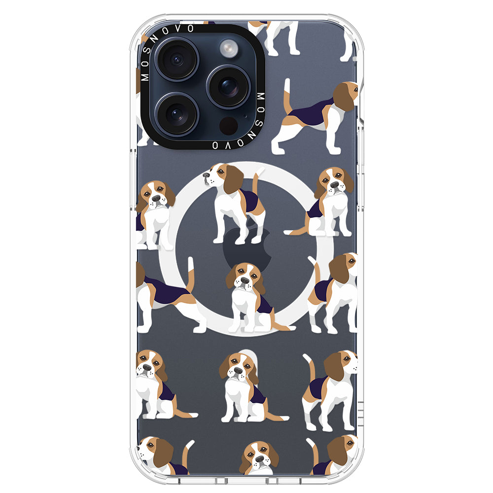 Cute Beagles Phone Case - iPhone 15 Pro Max Case - MOSNOVO