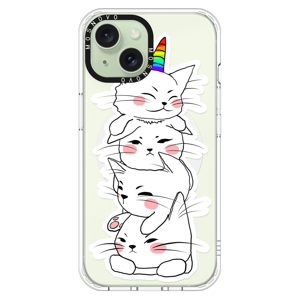 Squishcat Phone Case - iPhone 15 Case - MOSNOVO