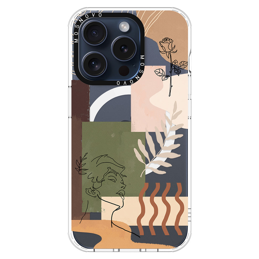 Modern Art Phone Case - iPhone 15 Pro Case - MOSNOVO