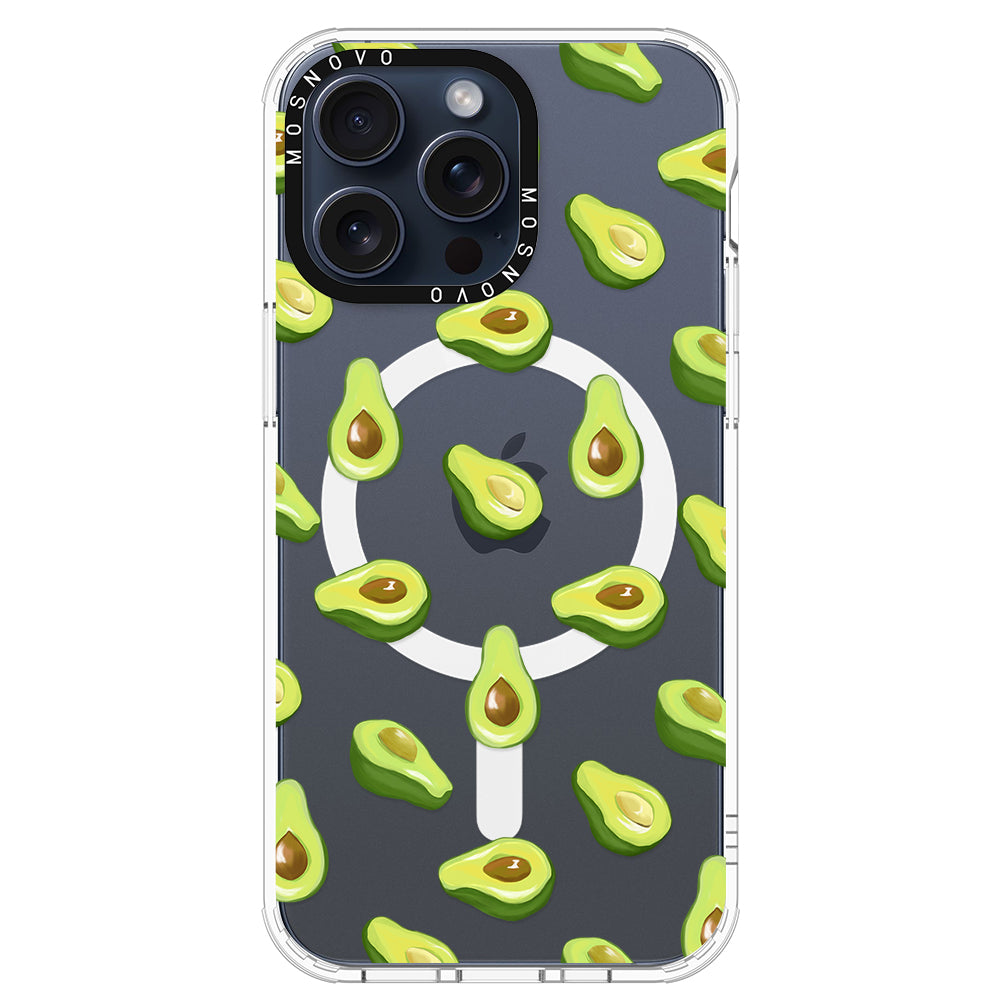 Fleshy Avocado Phone Case - iPhone 15 Pro Max Case - MOSNOVO