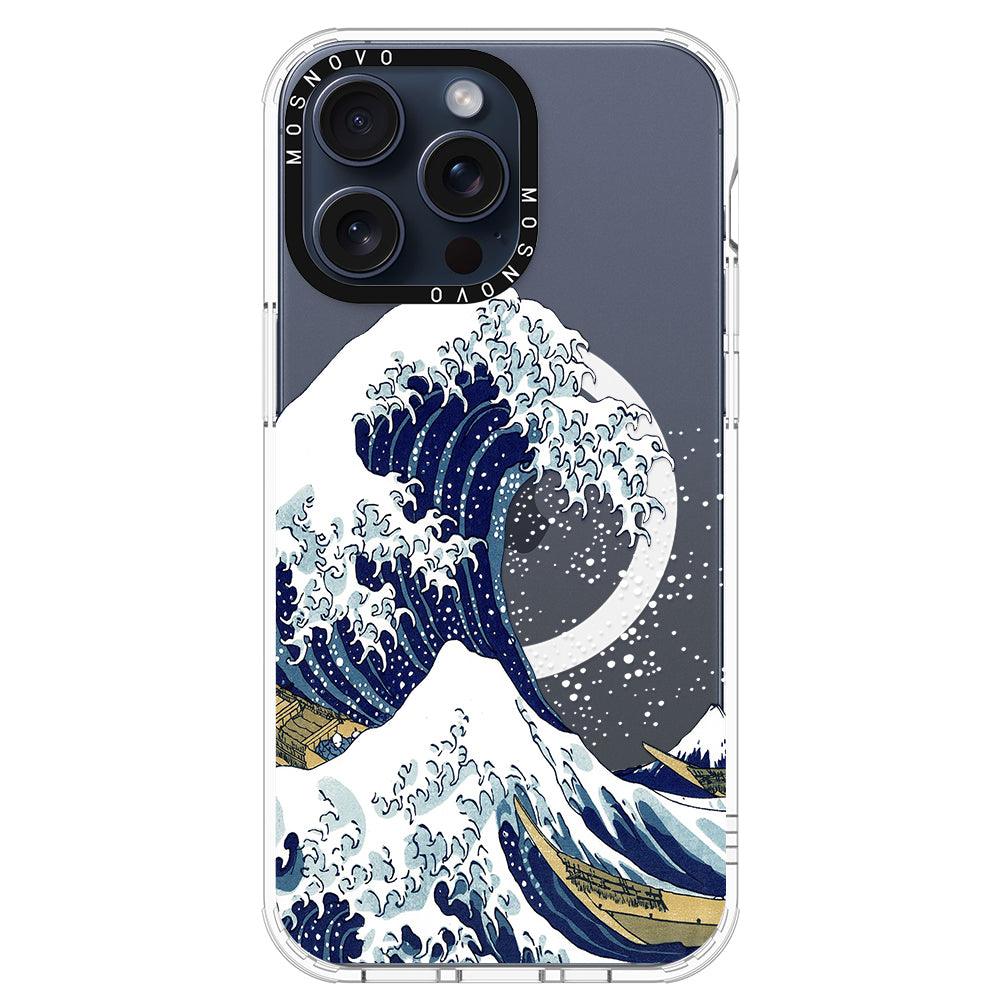 Great Wave Phone Case - iPhone 15 Pro Max Case - MOSNOVO