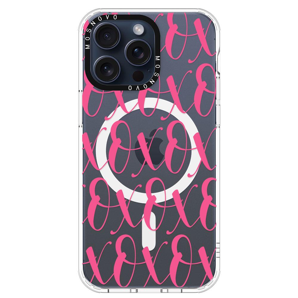 XOXO Phone Case - iPhone 15 Pro Max Case - MOSNOVO