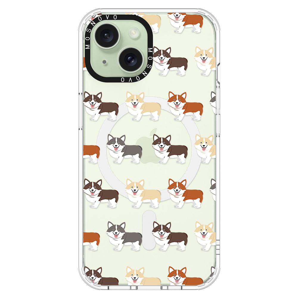 Cute Corgi Phone Case - iPhone 15 Case - MOSNOVO