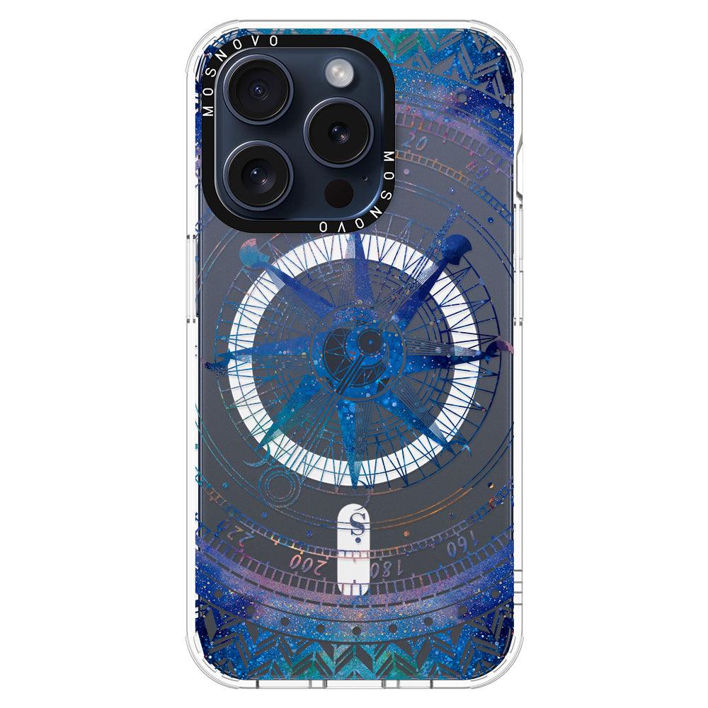 Galaxy Compass Phone Case - iPhone 15 Pro Case - MOSNOVO