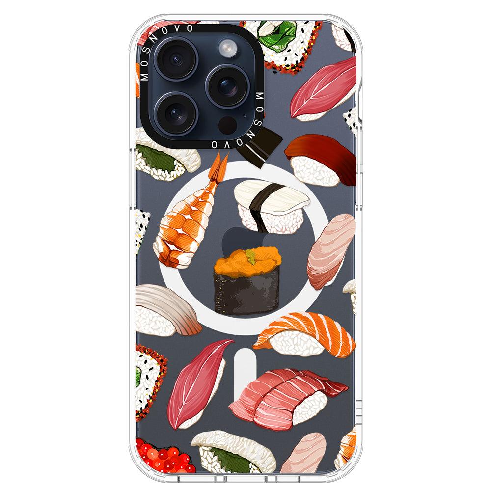 Mixed Sushi Phone Case - iPhone 15 Pro Max Case - MOSNOVO