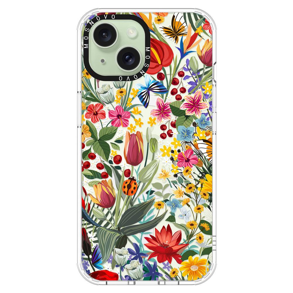 In The Garden Phone Case - iPhone 15 Plus Case - MOSNOVO