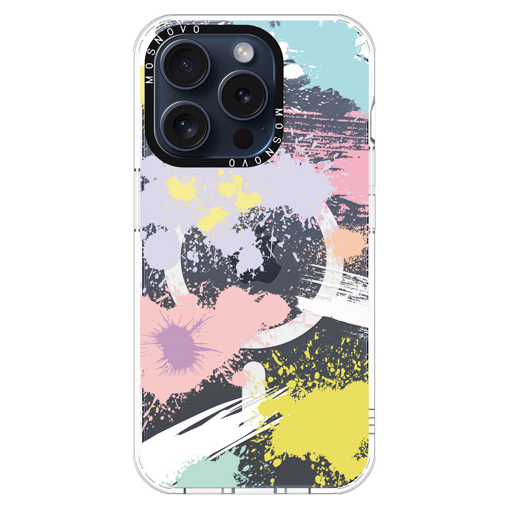 Splash Paint Phone Case - iPhone 15 Pro Case - MOSNOVO