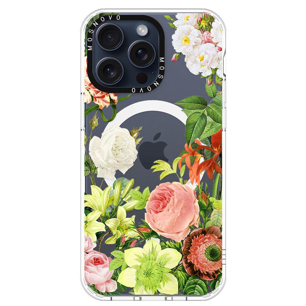 Botanical Garden Phone Case - iPhone 15 Pro Max Case - MOSNOVO