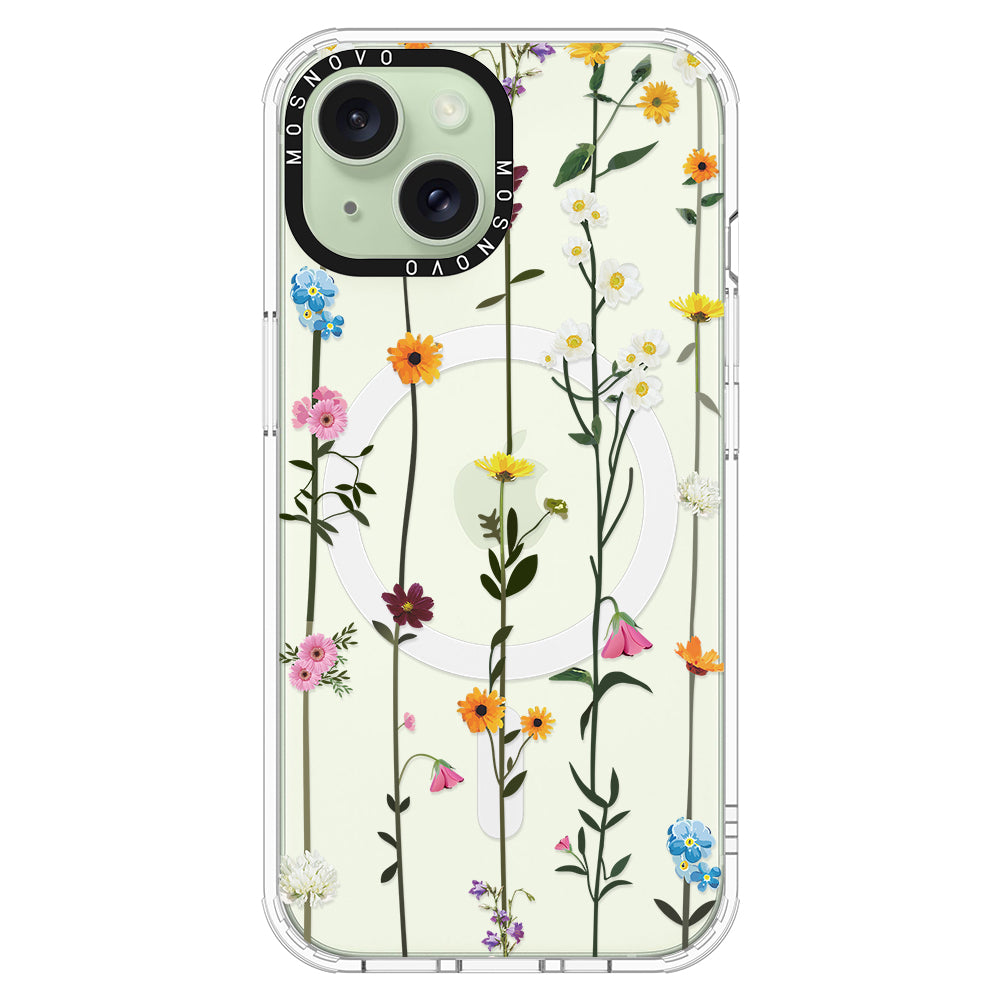 Wildflowers Phone Case - iPhone 15 Plus Case - MOSNOVO