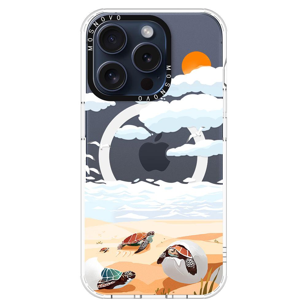 Baby Tortoise Phone Case - iPhone 15 Pro Case - MOSNOVO