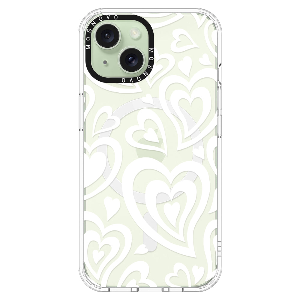 Twist Heart Phone Case - iPhone 15 Case - MOSNOVO