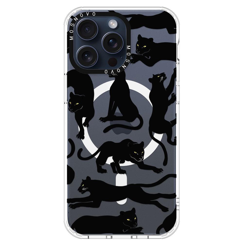 Black Panther Phone Case - iPhone 15 Pro Max Case - MOSNOVO