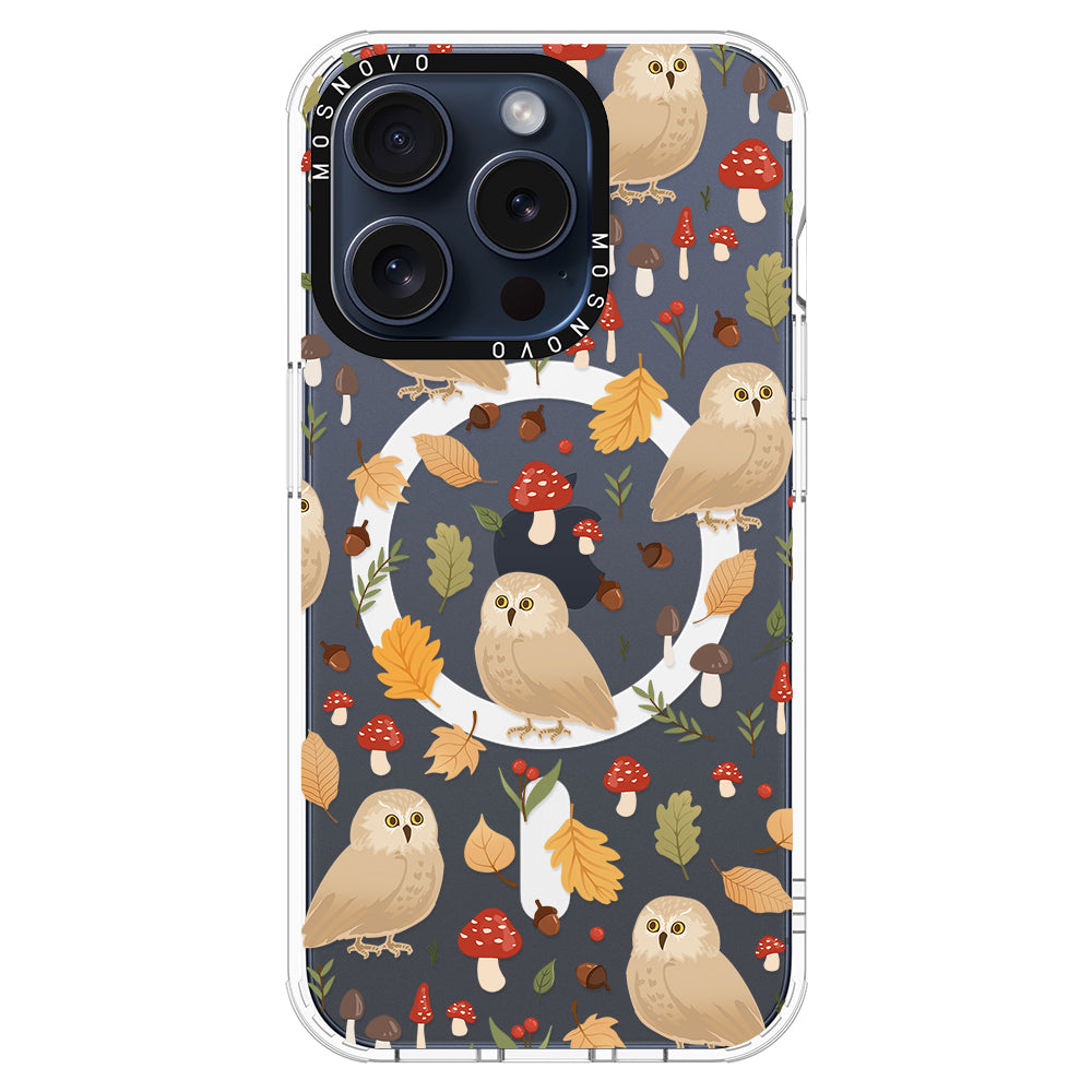 Autumn Owl Phone Case - iPhone 15 Pro Case - MOSNOVO