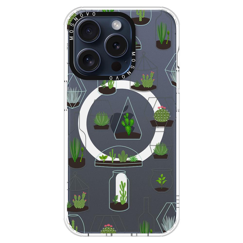 Cactus Plant Phone Case - iPhone 15 Pro Case - MOSNOVO