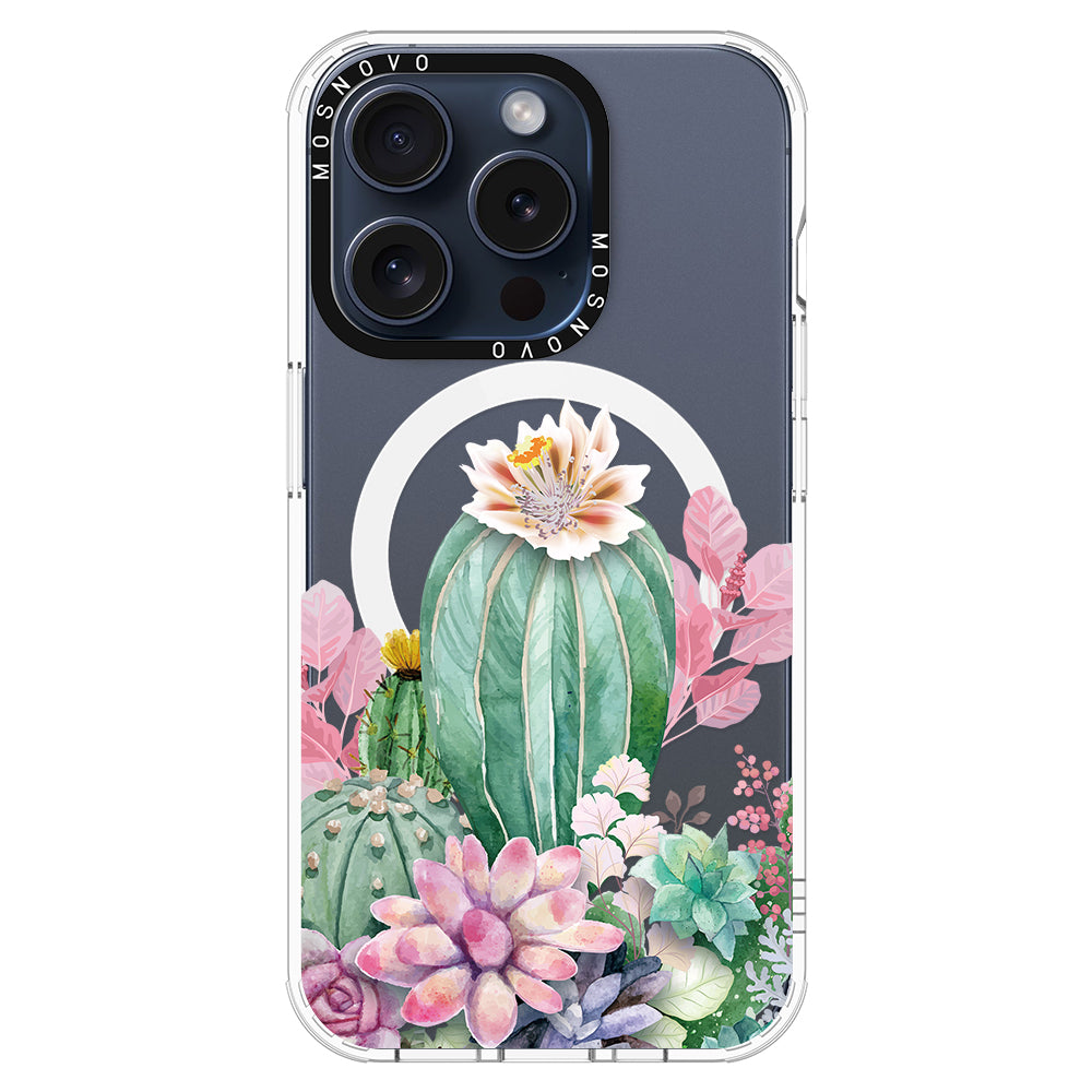 Cactaceae Phone Case - iPhone 15 Pro Case - MOSNOVO