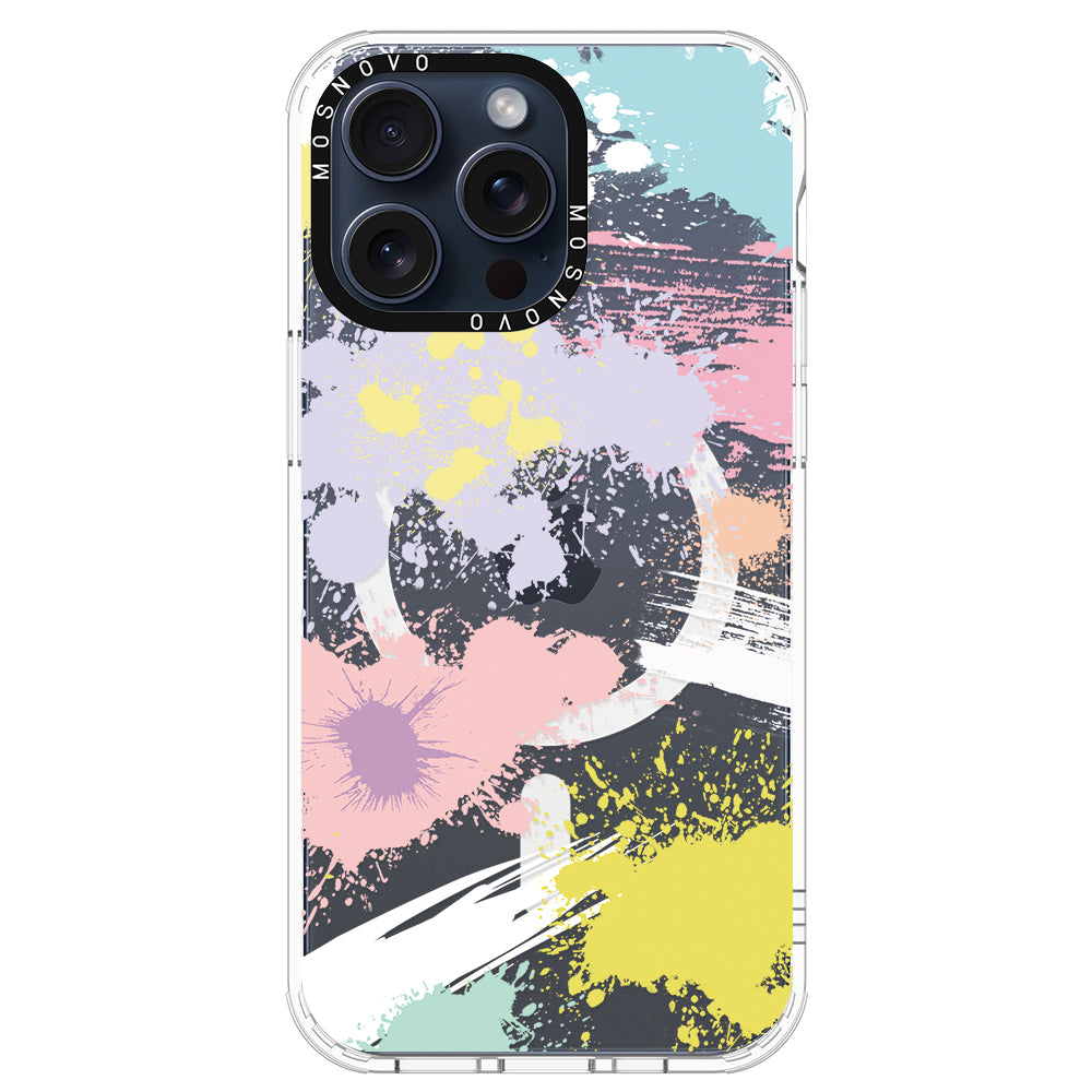 Splash Paint Phone Case - iPhone 15 Pro Max Case - MOSNOVO