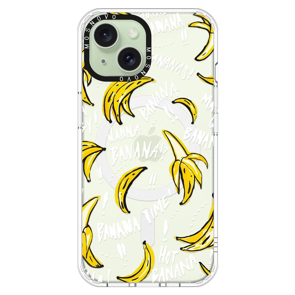 Banana Banana Phone Case - iPhone 15 Plus Case - MOSNOVO