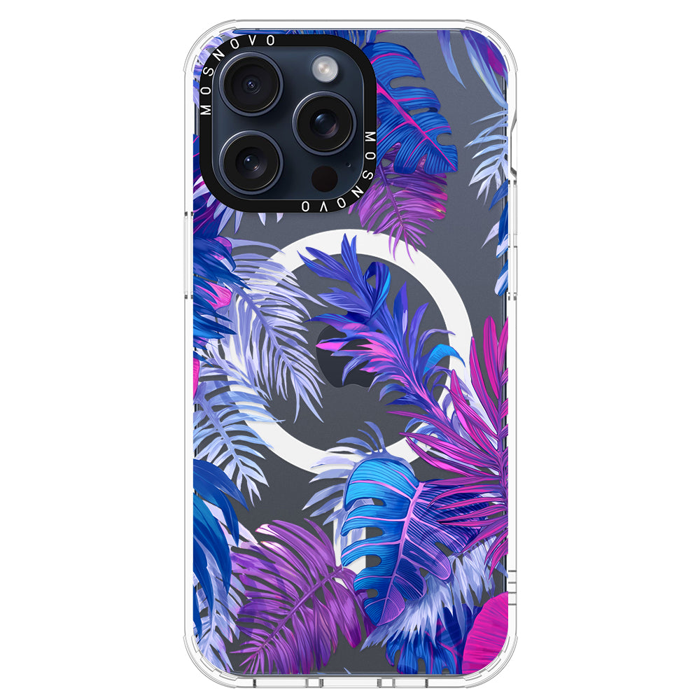 Fancy Palm Leaves Phone Case - iPhone 15 Pro Max Case - MOSNOVO