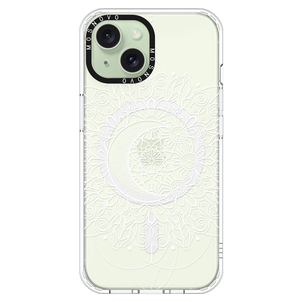 Celestial Moon Mandala Phone Case - iPhone 15 Case - MOSNOVO