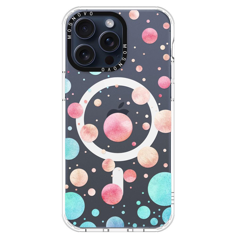 Colorful Bubbles Phone Case - iPhone 15 Pro Max Case - MOSNOVO