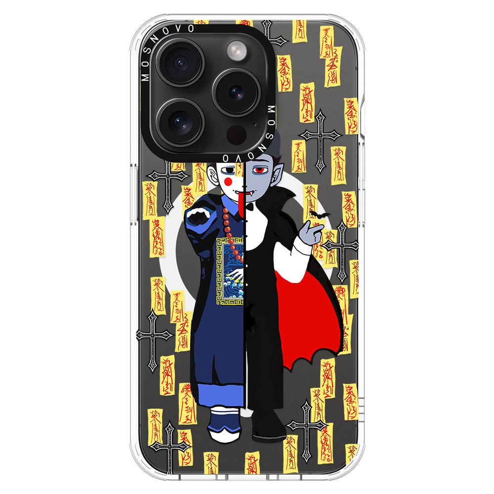 Vampire Vs Jiangshi Phone Case - iPhone 15 Pro Case - MOSNOVO