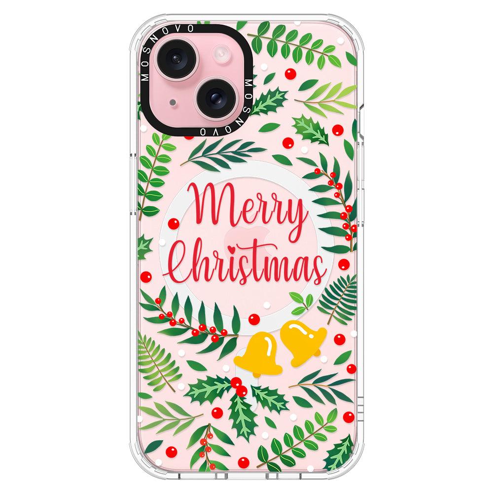 Merry Christmas Phone Case - iPhone 15 Case - MOSNOVO