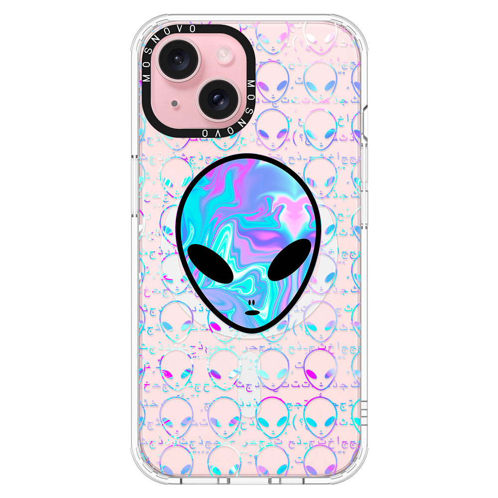 Space Alien Phone Case - iPhone 15 Case - MOSNOVO