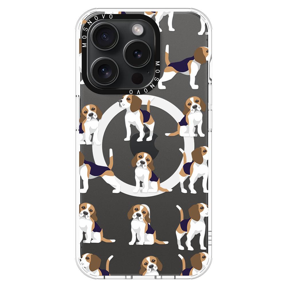 Cute Beagles Phone Case - iPhone 15 Pro Case - MOSNOVO