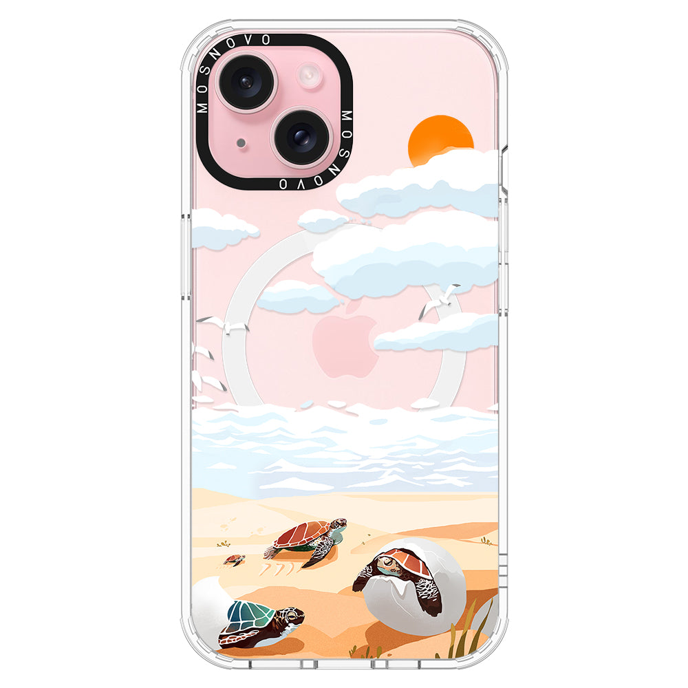 Baby Tortoise Phone Case - iPhone 15 Plus Case - MOSNOVO