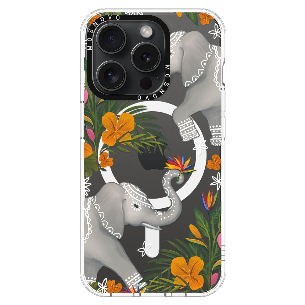 Elephant Phone Case - iPhone 15 Pro Case - MOSNOVO