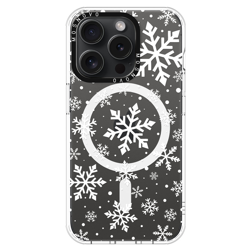 Snowflake Phone Case - iPhone 15 Pro Case - MOSNOVO