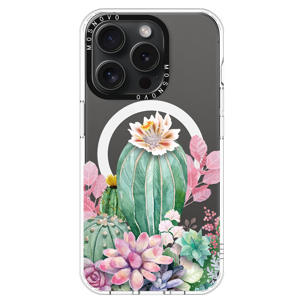 Cactaceae Phone Case - iPhone 15 Pro Case - MOSNOVO