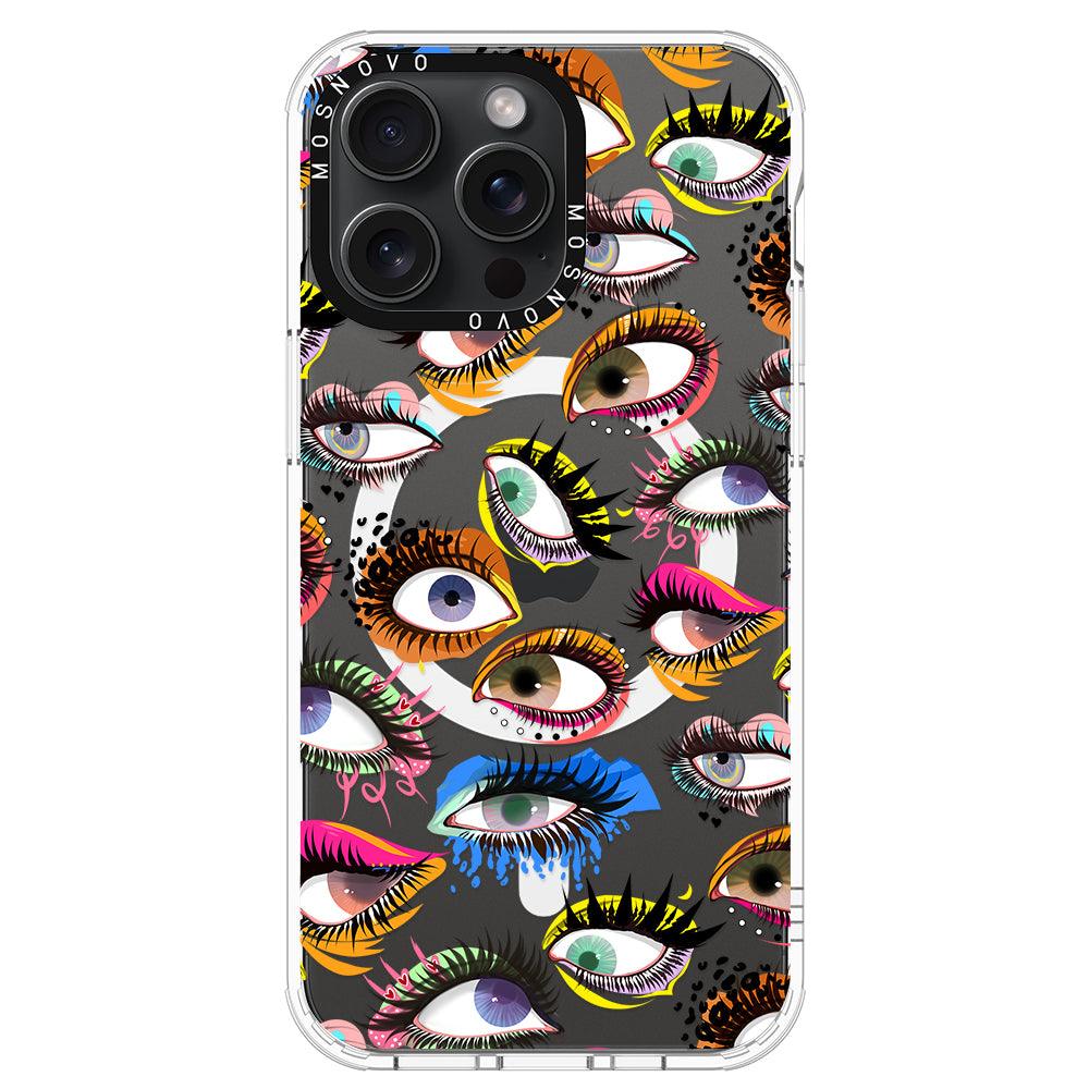 Eyes Phone Case - iPhone 15 Pro Max Case - MOSNOVO