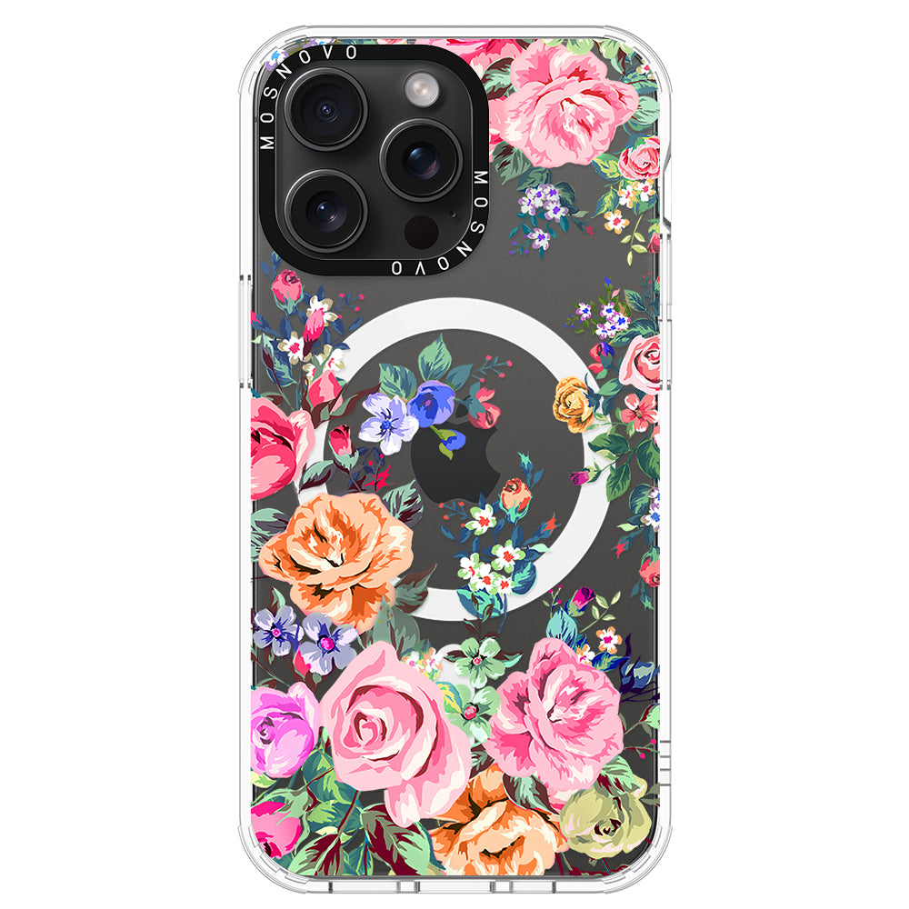 Flower Garden Phone Case - iPhone 15 Pro Max Case - MOSNOVO