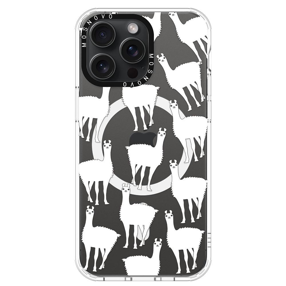 Llama Phone Case - iPhone 15 Pro Max Case - MOSNOVO