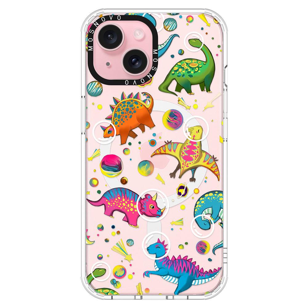 Dinosaur Planet Phone Case - iPhone 15 Plus Case - MOSNOVO