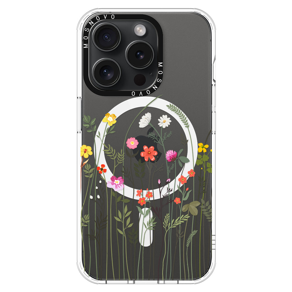 Spring Wildflower Phone Case - iPhone 15 Pro Case - MOSNOVO